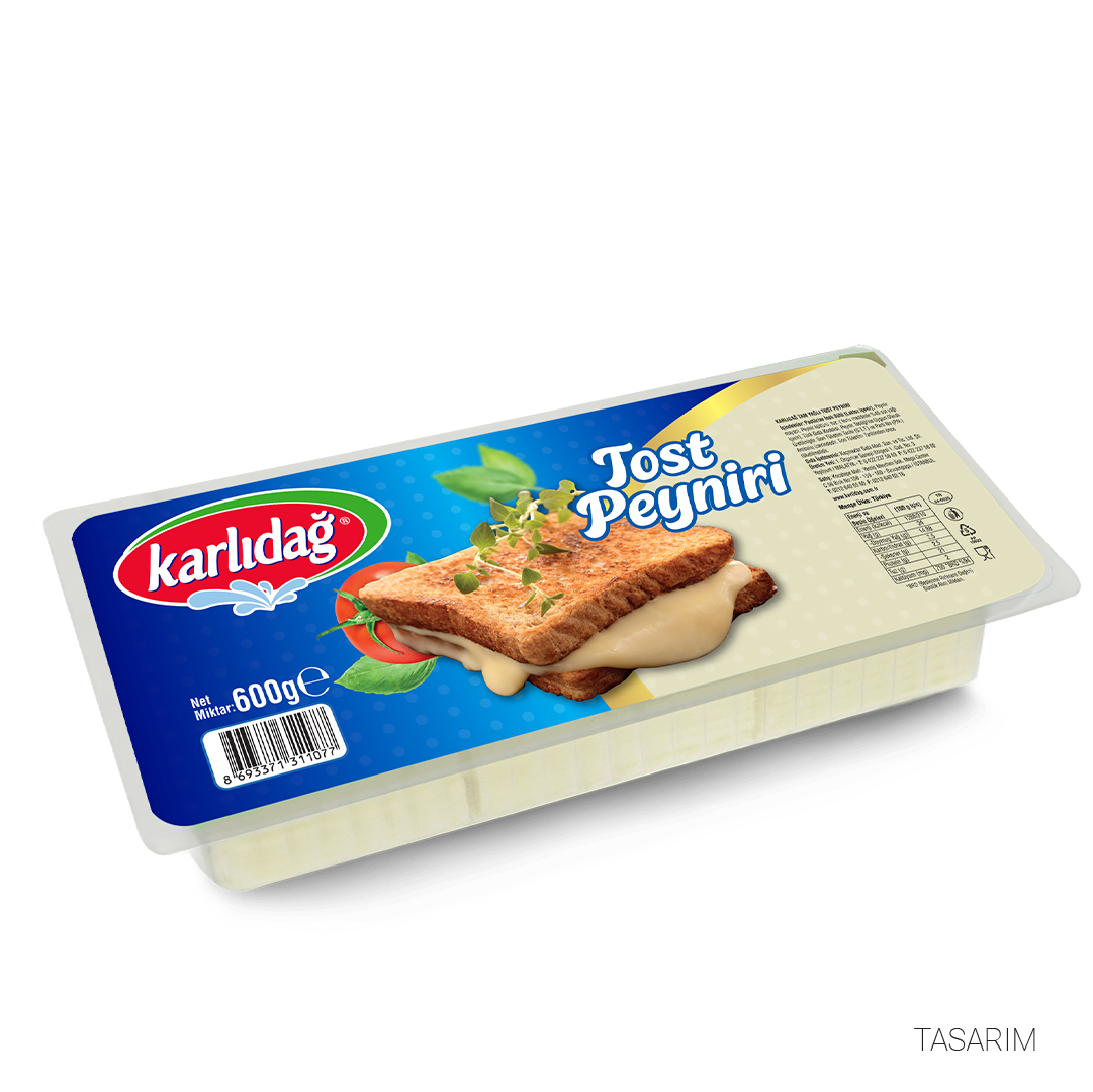 KARLIDAĞ Tost Peyniri Ambalajı
